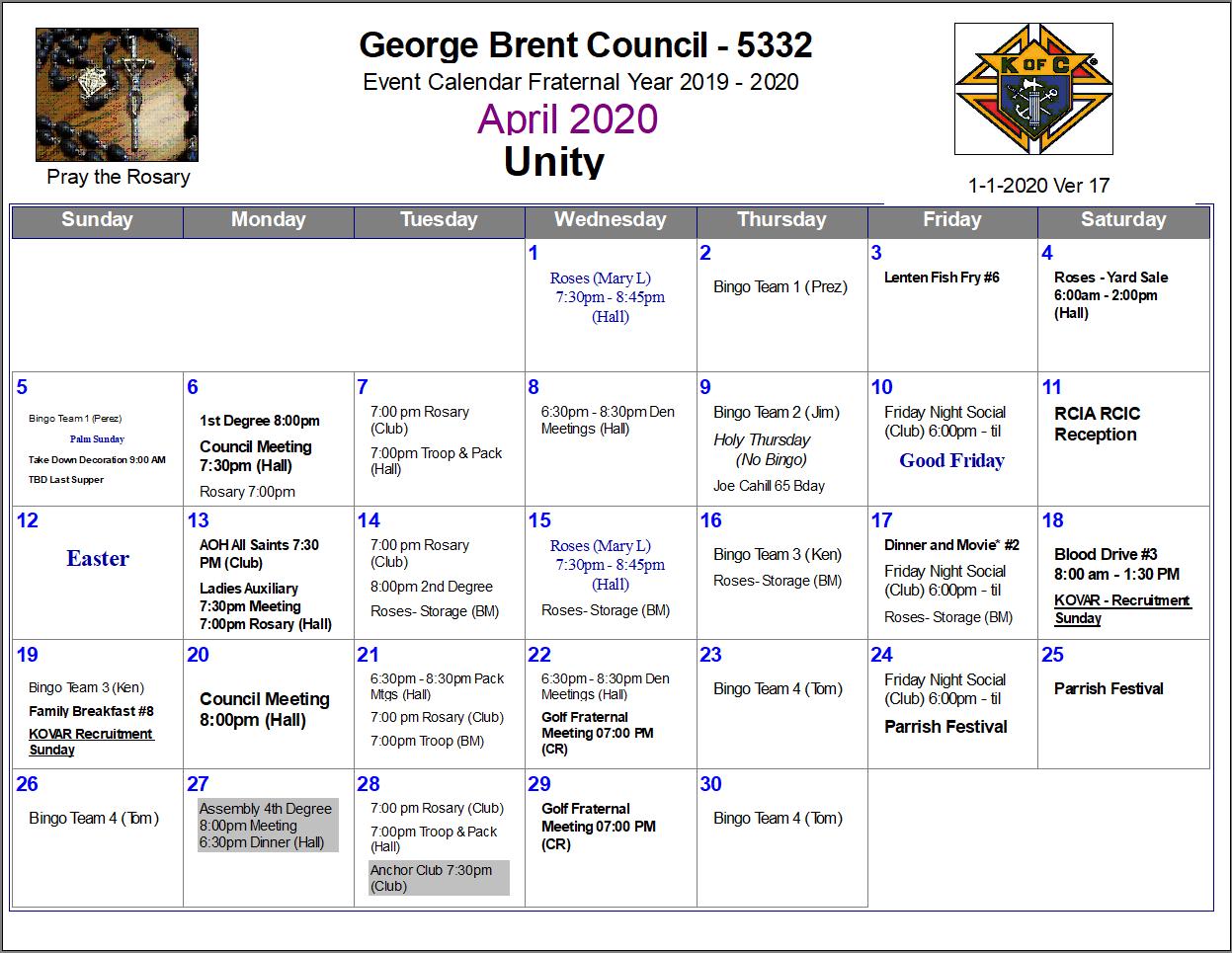GK GBC Calendar v5